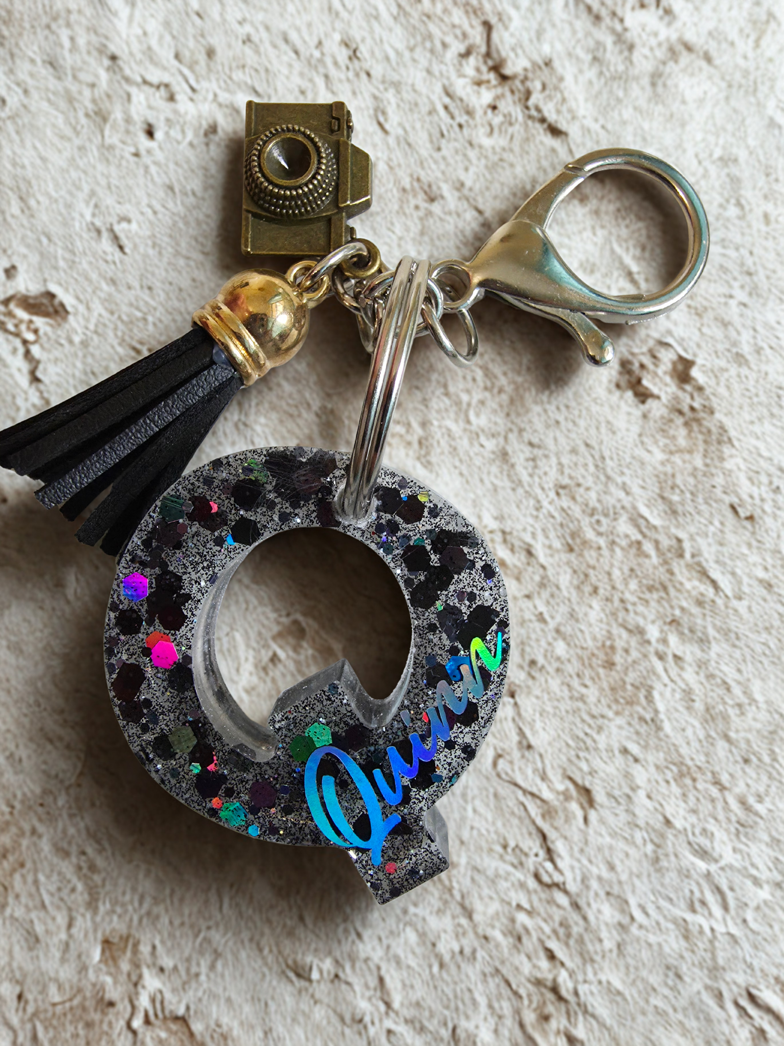Cosmic Elegance Keychain