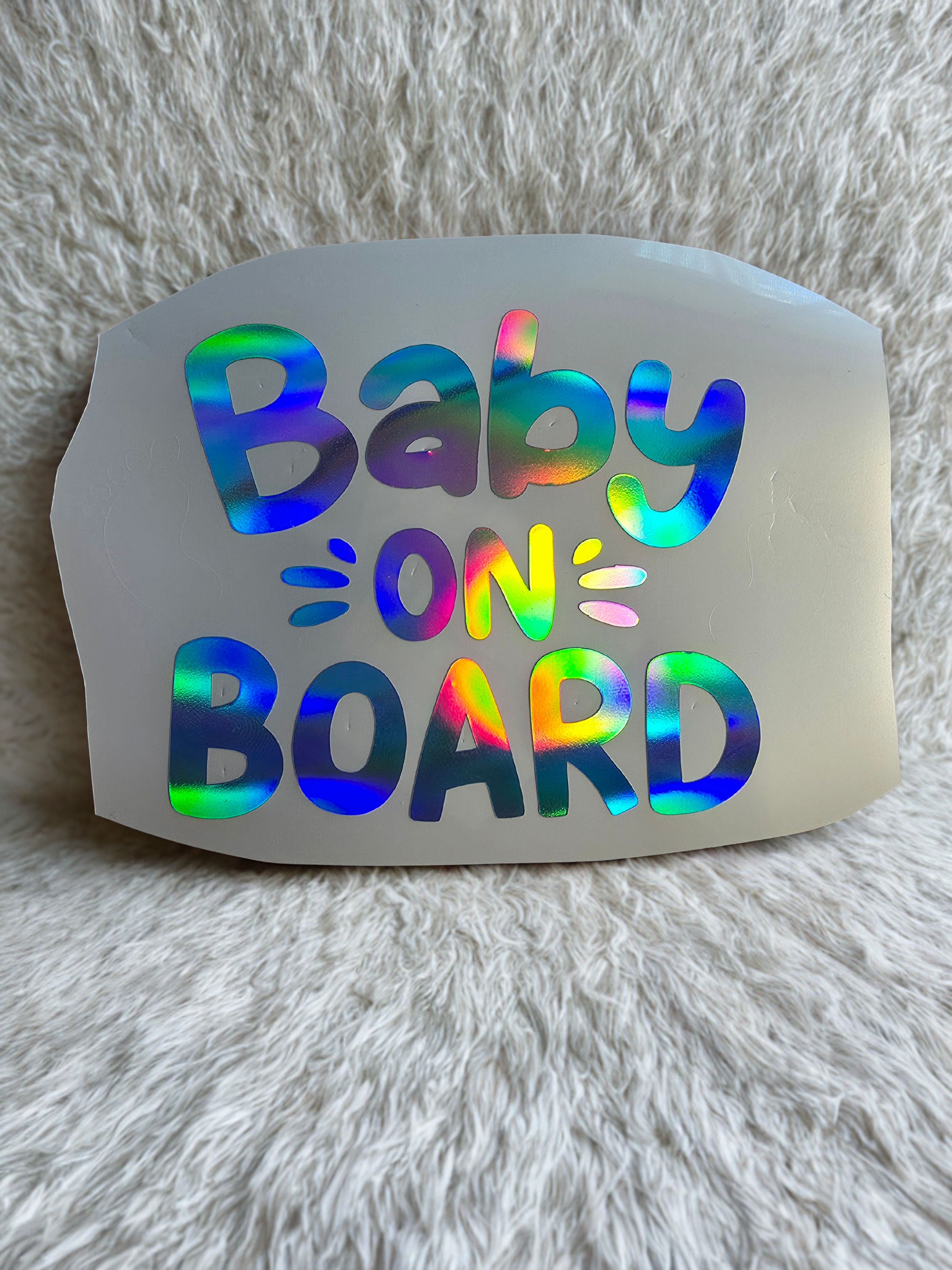Baby on Board Car Decal